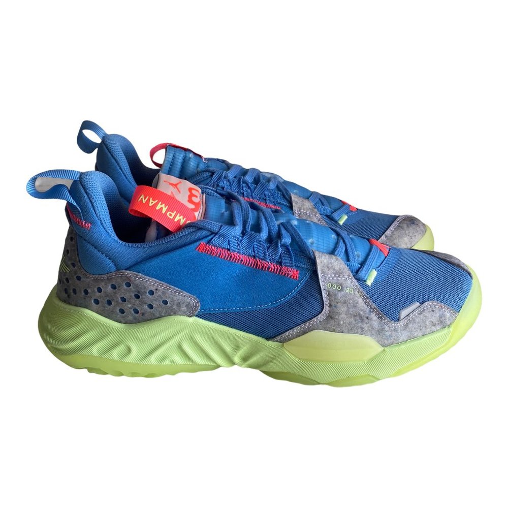 Jordan Men's Delta 'Blue Beyond' Gray Green Sneaker Size 10 NEW